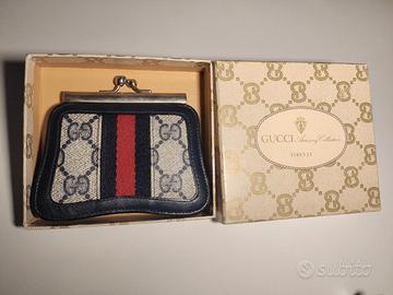 Portamonete Gucci vintage blu