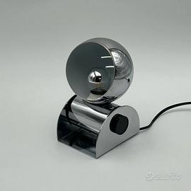 TRONCONI 2 Lampade Tavolo/Parete TOBY Cromate 1970