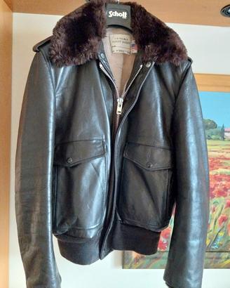 flight Jacket Schott 674 vintage anni 80 paninari 