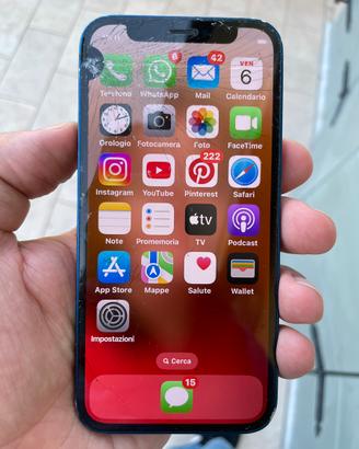 Iphone 12 mini 128 gb - rotto