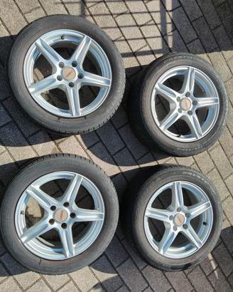 Set ruote lega 16" con pneumatici 205/55 91V