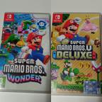 2 giochi Nintendo Switch Mario Deluxe e Wonder