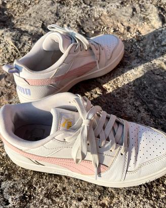 Scarpe bianche rosa lilla Puma