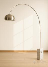 Lampada Arco design con base in marmo – elegante
