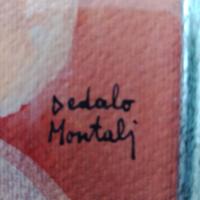 Quadro olio Dedalo Montali