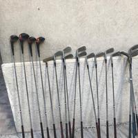 Set mazze da golf con borsa, carrello e ombrello