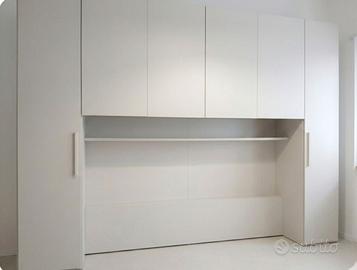 Armadio a ponte e cassettiera