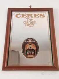 specchio pubblicitario birra Ceres