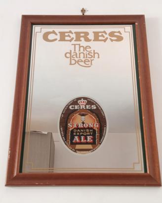 specchio pubblicitario birra Ceres