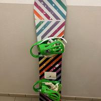Snowboard Elan 142cm + Scarponi Burton + Sacca