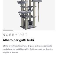 Albero tiragraffi per gatti Nobby Pet Rubi