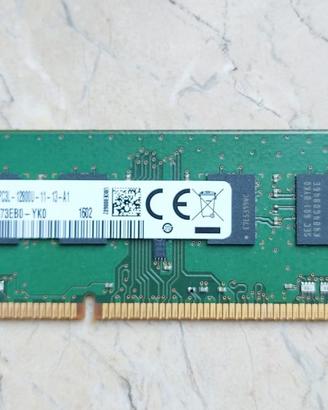 RAM Samsung 4GB DDR3L PC3L-12800U (Funzionante)