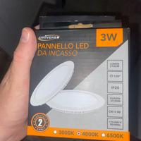 Faretti ad incasso a led