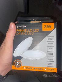 Faretti ad incasso a led