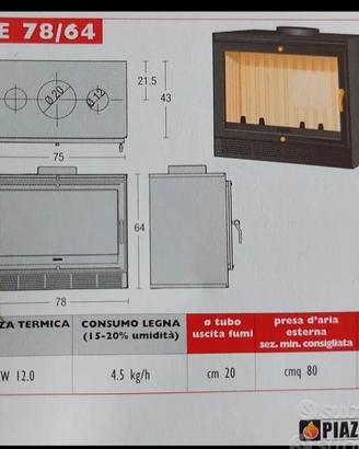 termocamino Piazzetta 