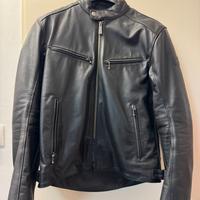 Giacca in pelle moto Copley Triumph taglia 50 nero