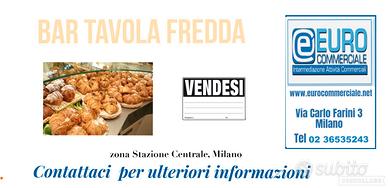 272/26 BAR TAVOLA FREDDA mq 70 zona Staz. Centrale