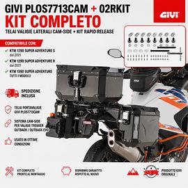 GIVI PLOS7713CAM + 02RKIT KTM 1290 / 1390