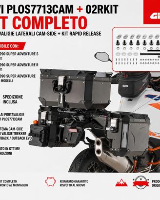 GIVI PLOS7713CAM + 02RKIT KTM 1290 / 1390
