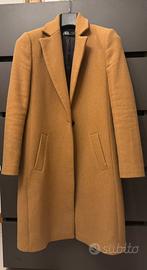 Cappotto lungo color cammello