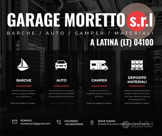 Rimessaggio camper e caravan