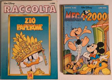 RACCOLTA Zio Paperone N° 14 e MEGA 2000 N° 452