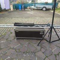 Faretti Led + piantana e centralina DMX proff.