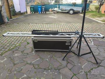 Faretti Led + piantana e centralina DMX proff.