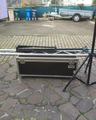 Faretti Led + piantana e centralina DMX proff.