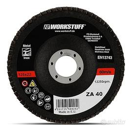 Set di dischi lamellari, abrasivi 10 pezzi.