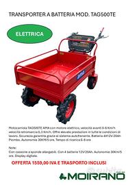 Carriola elettrica portatat 500 kg