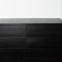 MALM Cassettiera con 6 cassetti, marrone-nero, 160