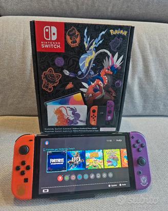 Nintendo  switch oled pokemon scarlatto e violetto