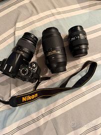 Nikon D3100 + Nikon 18-55/ 55-300 VR / 28-70