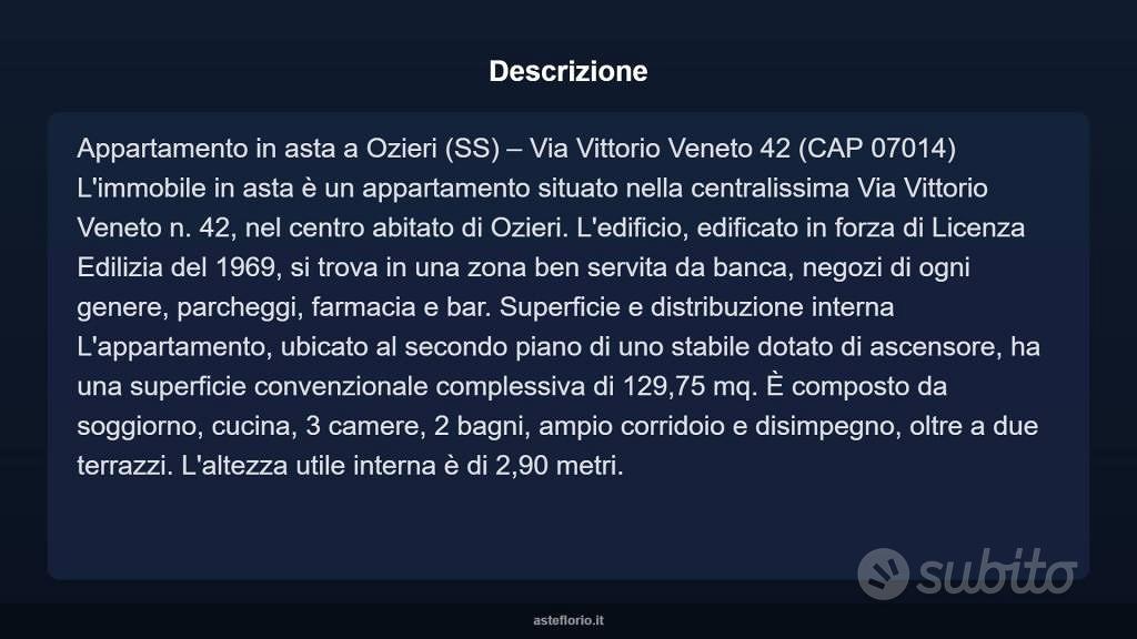 Appartamento – Otieri/Ozieri, Tàttari/Sassari - Vista 3