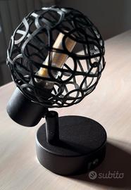 Tre faretti da parete completi di lampadina a LED