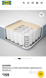 2 x singolo IKEA VESTEROY  90x200 molle insa