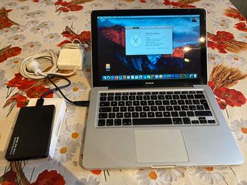 MacBook 13" 8 GB RAM SSD 250 + 500 GB