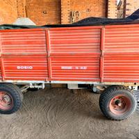 Rimorchio agricolo BOSIO 50B 2 assi con documenti