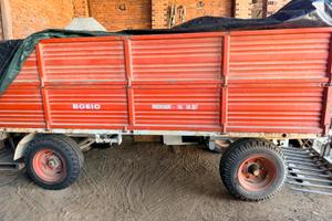 Rimorchio agricolo BOSIO 50B 2 assi con documenti