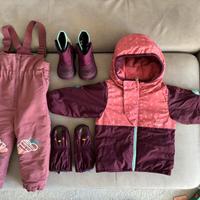 Completo neve bambina/o 18/30 mesi come nuovo