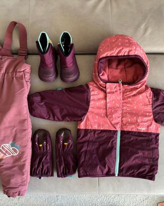 Completo neve bambina/o 18/30 mesi come nuovo