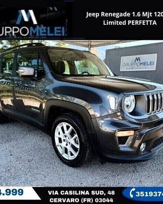 Jeep Renegade 1.6 Mjt 120 CV Limited PERFETTA