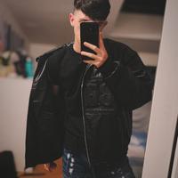 🔥 Giacca BoohooMAN Oversize in Pelle Nera