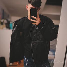 🔥 Giacca BoohooMAN Oversize in Pelle Nera