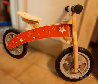 BICICLETTA SENZA PEDALI IN LEGNO - MARCA PLAYTIVE