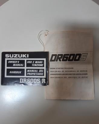 libretto Suzuki DR600