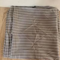 Nuovo scampolo di stoffa di fodera a righe