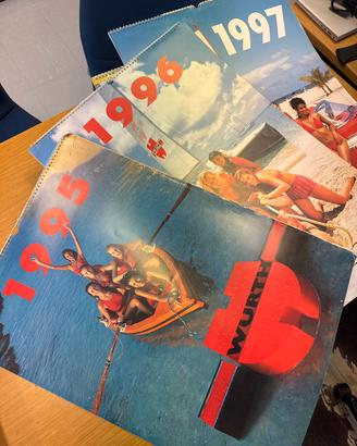 Calendari wurth dal 1995 al 2022