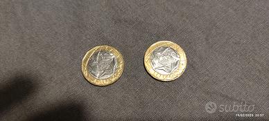 1000 lire a moneta 1997 con errore di conio